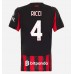 AC Milan Samuele Ricci #4 Hjemmedrakt Dame 2025-26 Korte ermer